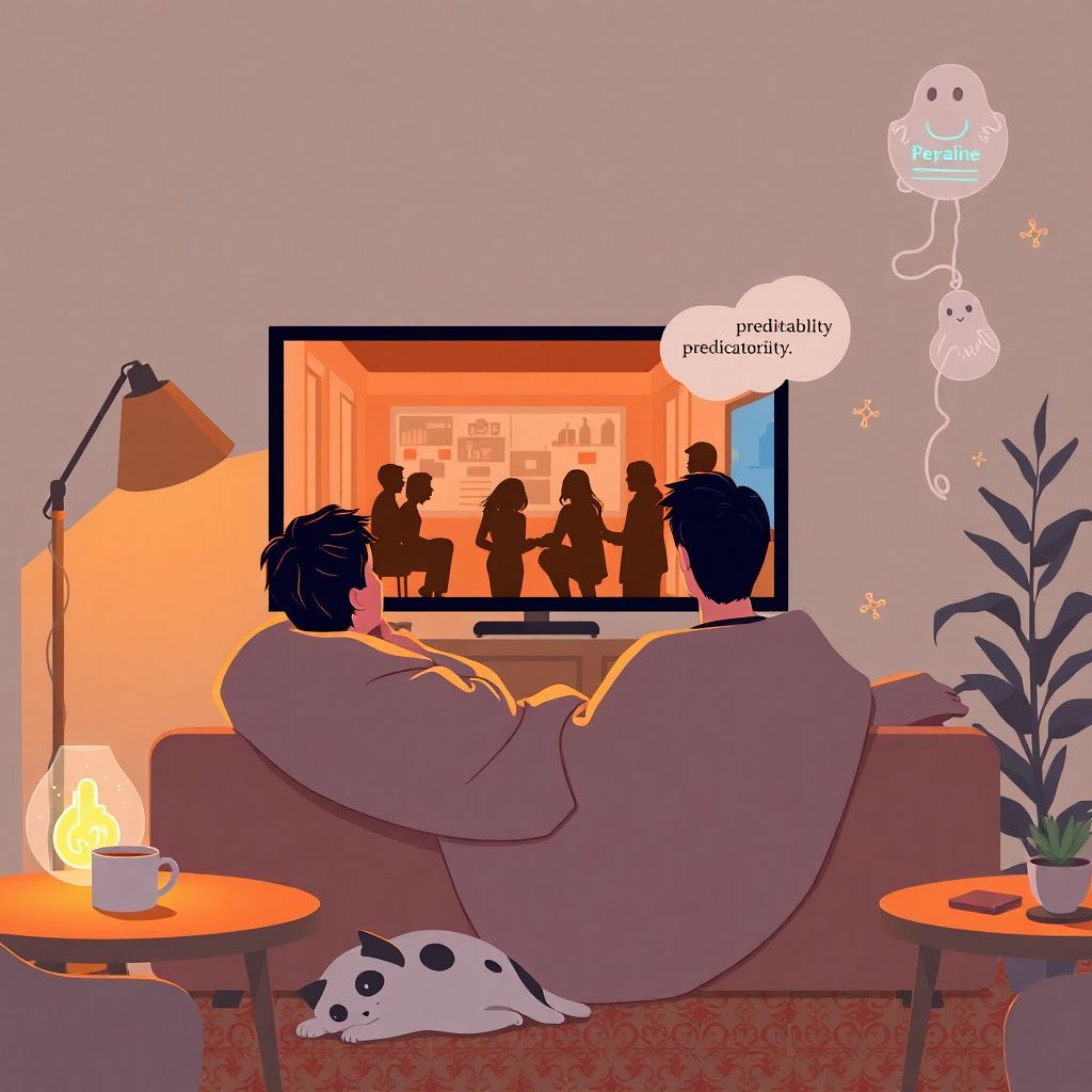 Почему мы любим комфортные сериалы и пересматриваем их: психология