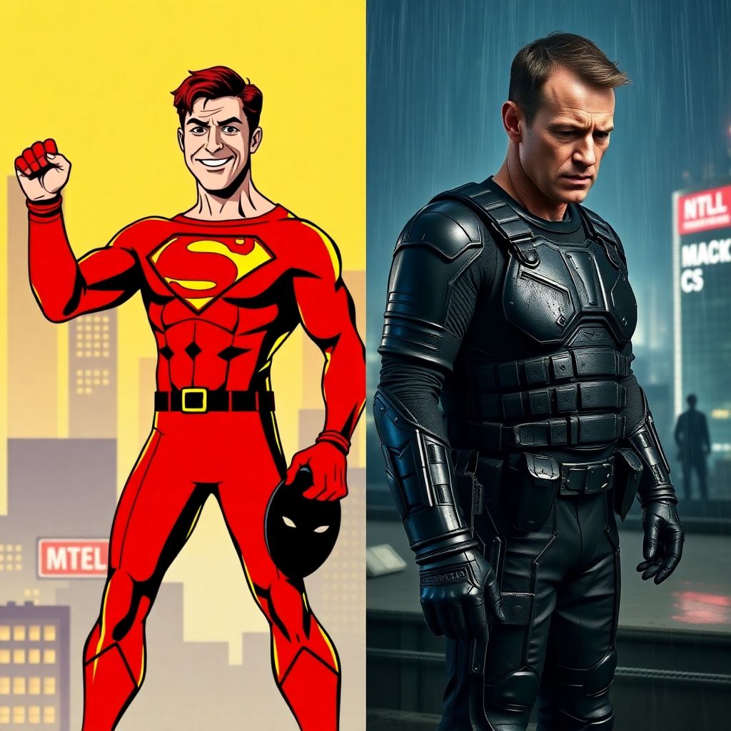 Образ супергероя в сериалах по комиксам: от ярких костюмов к реализму