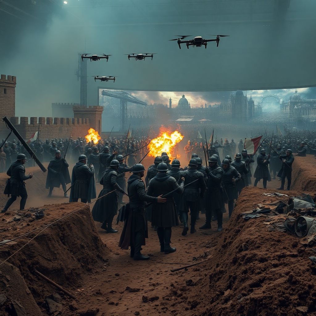 Как снимают масштабные батальные сцены в сериалах: бэкстейдж, технологии, бюджет