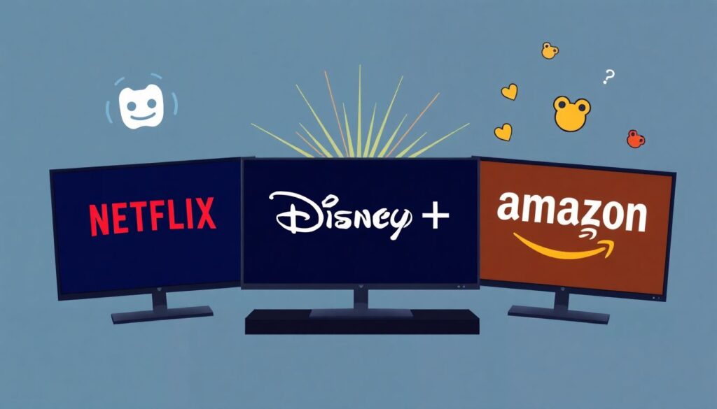 Как стриминговые войны влияют на качество сериалов: битва Netflix, Disney+, Max, Amazon - иллюстрация