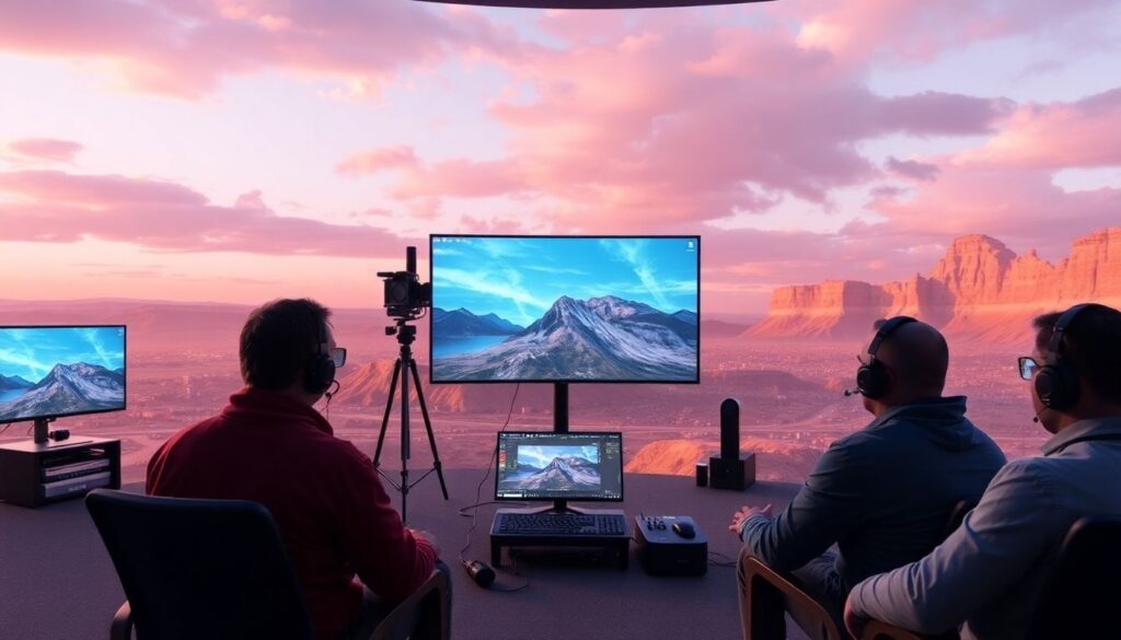 Технологии на съемочной площадке: виртуальные декорации, LED‑экраны и ИИ в производстве сериалов - иллюстрация