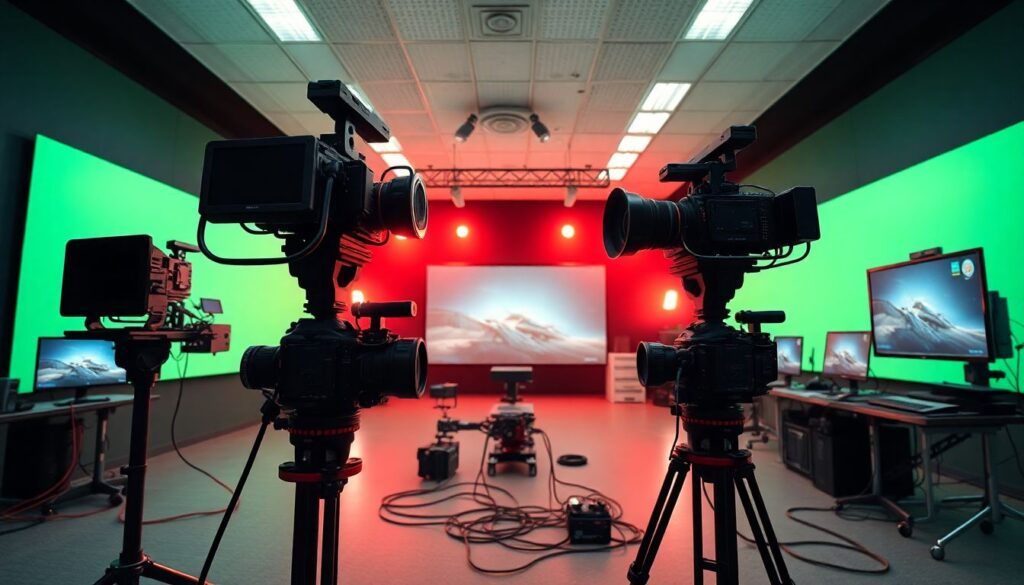 Технологии на съемочной площадке: виртуальные декорации, LED‑экраны и ИИ в производстве сериалов - иллюстрация