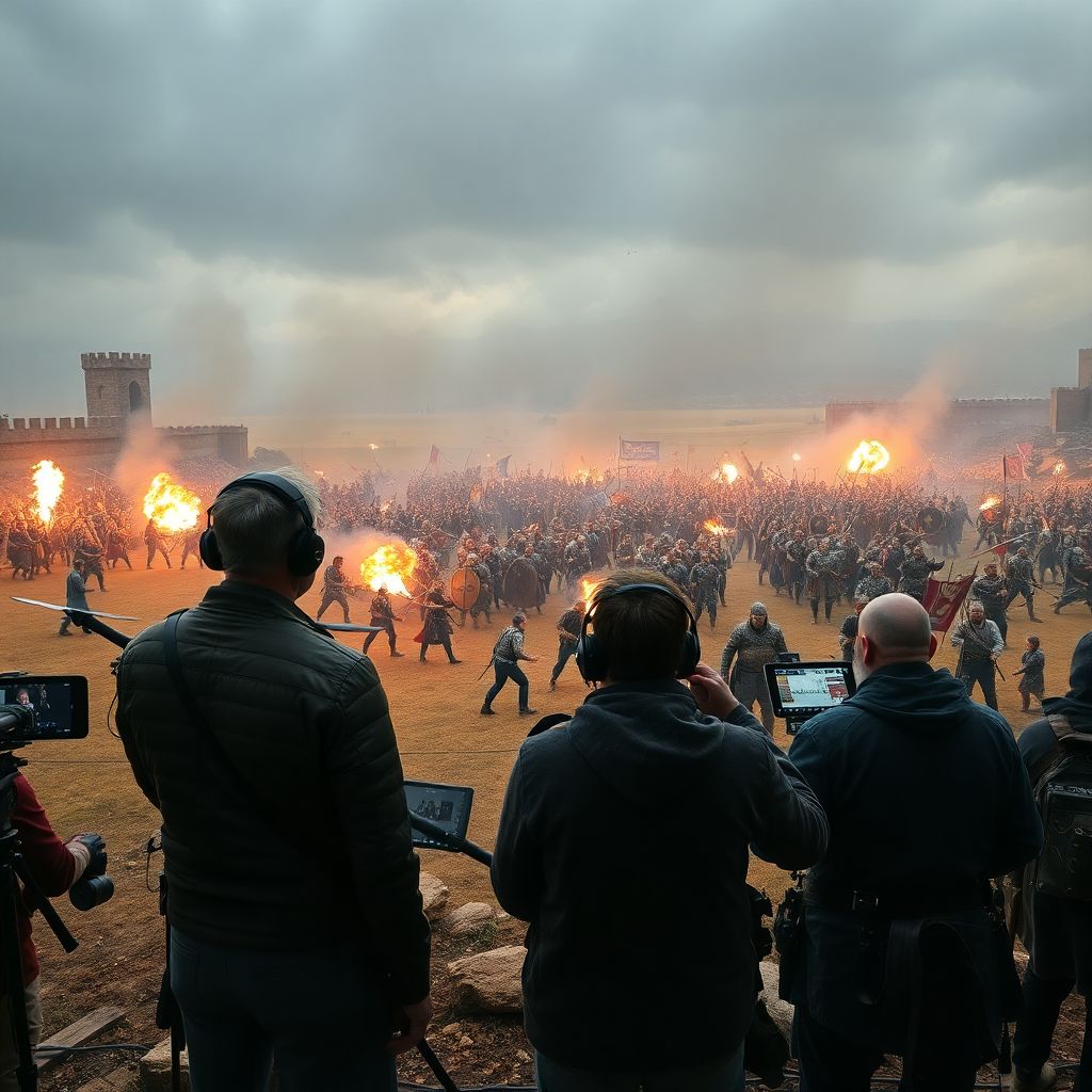 Бэкстейдж больших премьер: как снимают батальные сцены и сложные трюки для ТВ