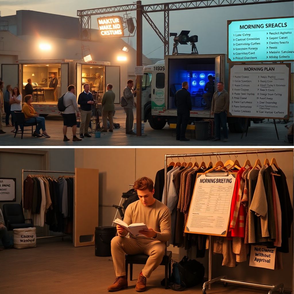 Закулисье съёмок: типичный день на площадке крупного сериального проекта