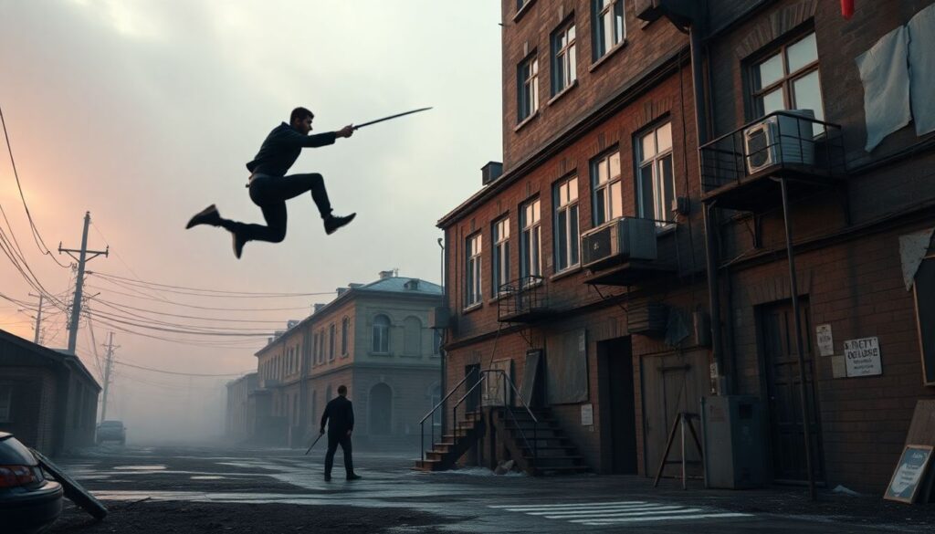 Секреты съёмок боевых сцен в сериалах: интервью со специалистами по постановке трюков - иллюстрация