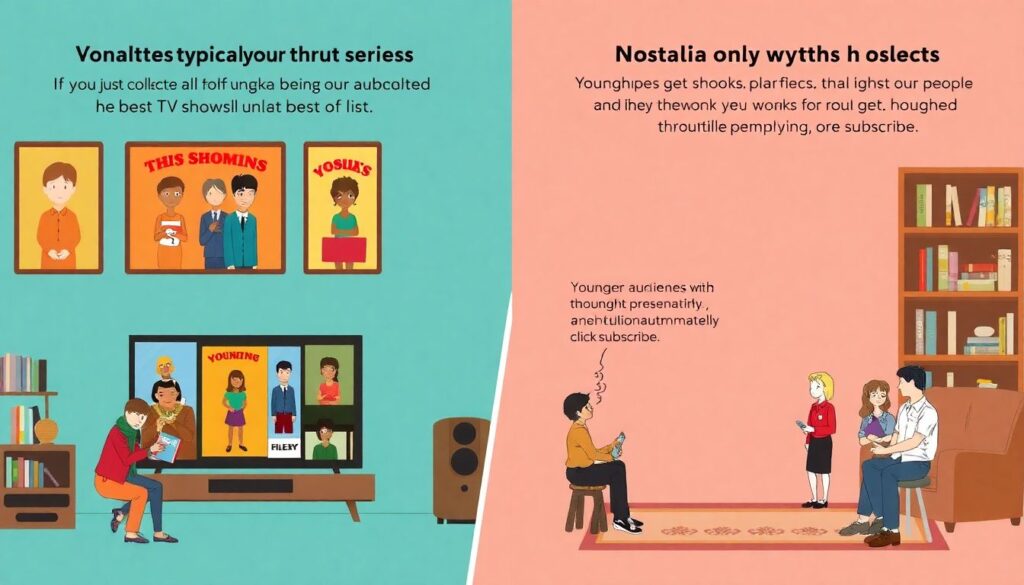 Почему мы скучаем по «старым добрым» шоу: феномен ностальгии в сериальном мире - иллюстрация
